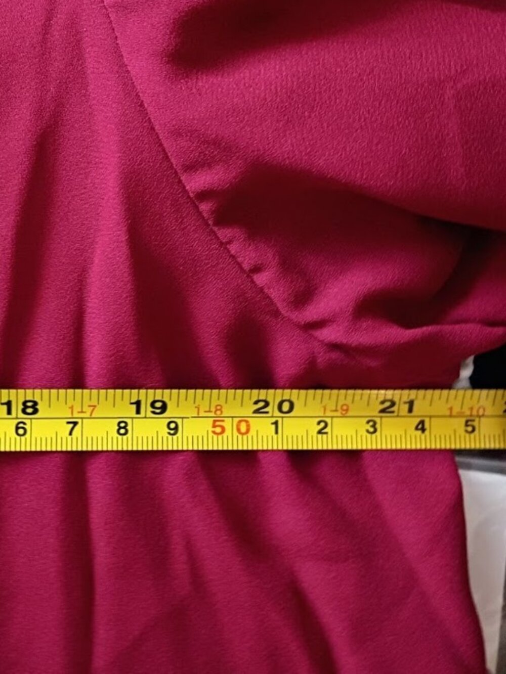 Burgundy CeCe short sleeve blouse - Picture 8 of 8